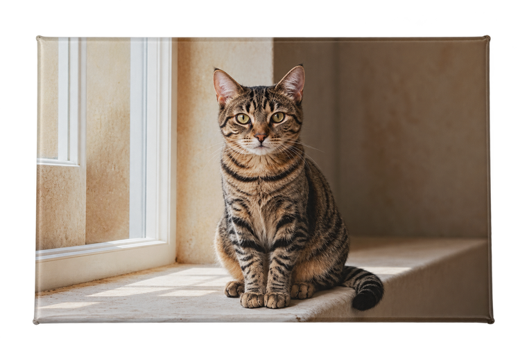 Kühlschrankmagnet mit eigenem Katzenfoto