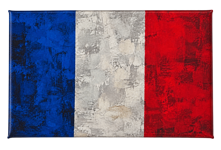 Kühlschrankmagnet mit eigenem Motiv Frankreich-Flagge